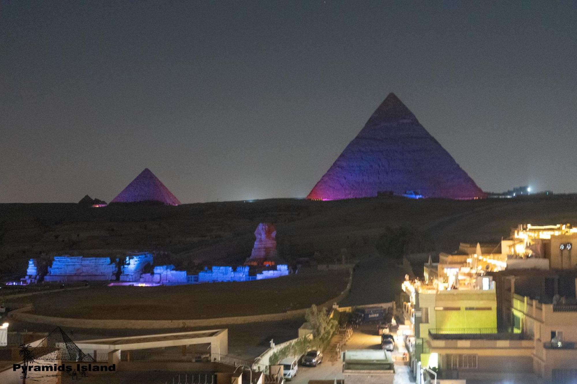 Pyramids Island Bed & Breakfast Kafret el-Gabal Exterior foto