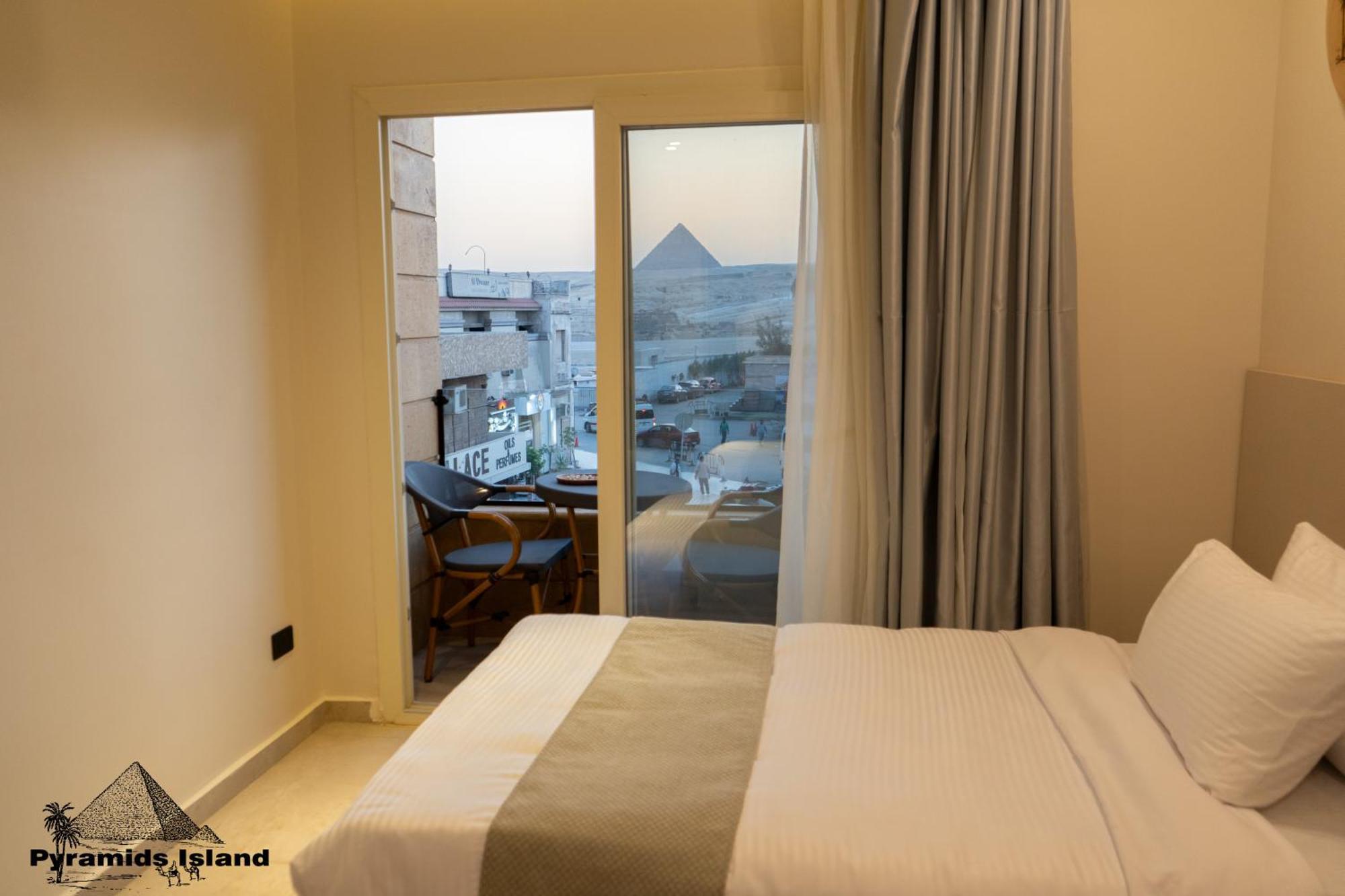 Pyramids Island Bed & Breakfast Kafret el-Gabal Exterior foto