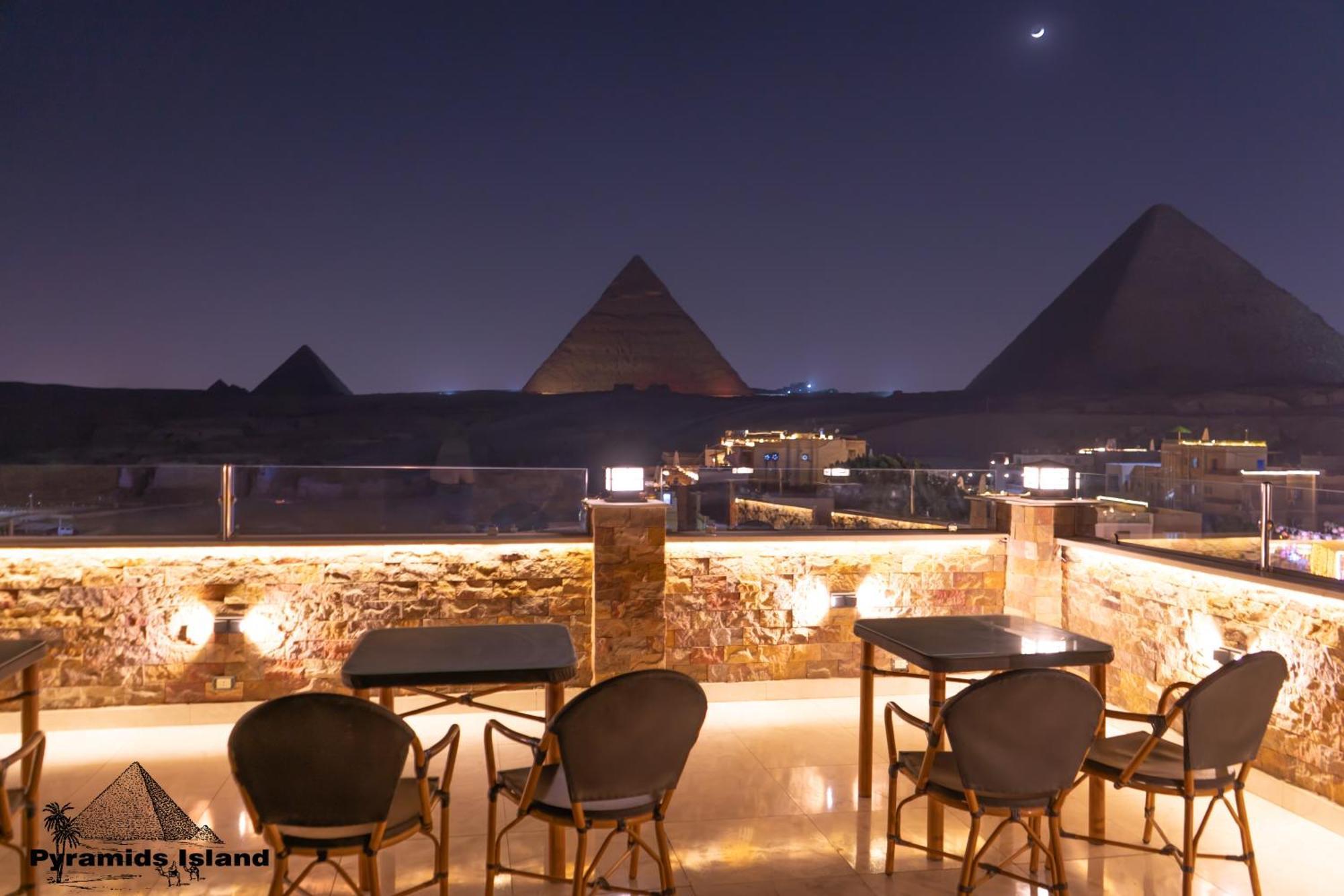Pyramids Island Bed & Breakfast Kafret el-Gabal Exterior foto