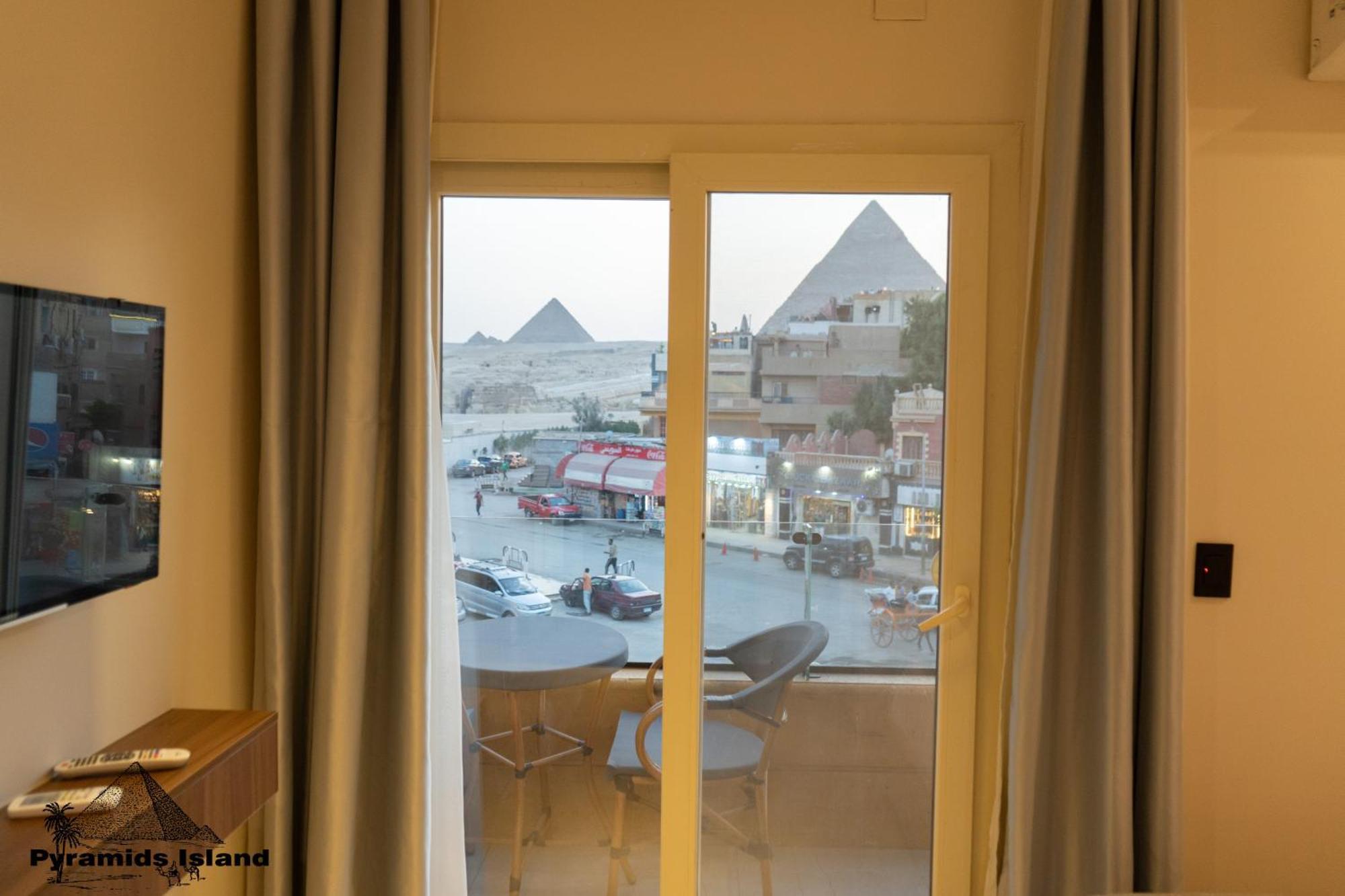 Pyramids Island Bed & Breakfast Kafret el-Gabal Exterior foto