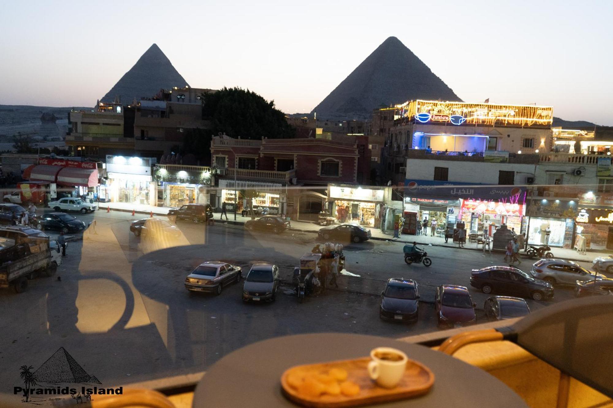 Pyramids Island Bed & Breakfast Kafret el-Gabal Exterior foto