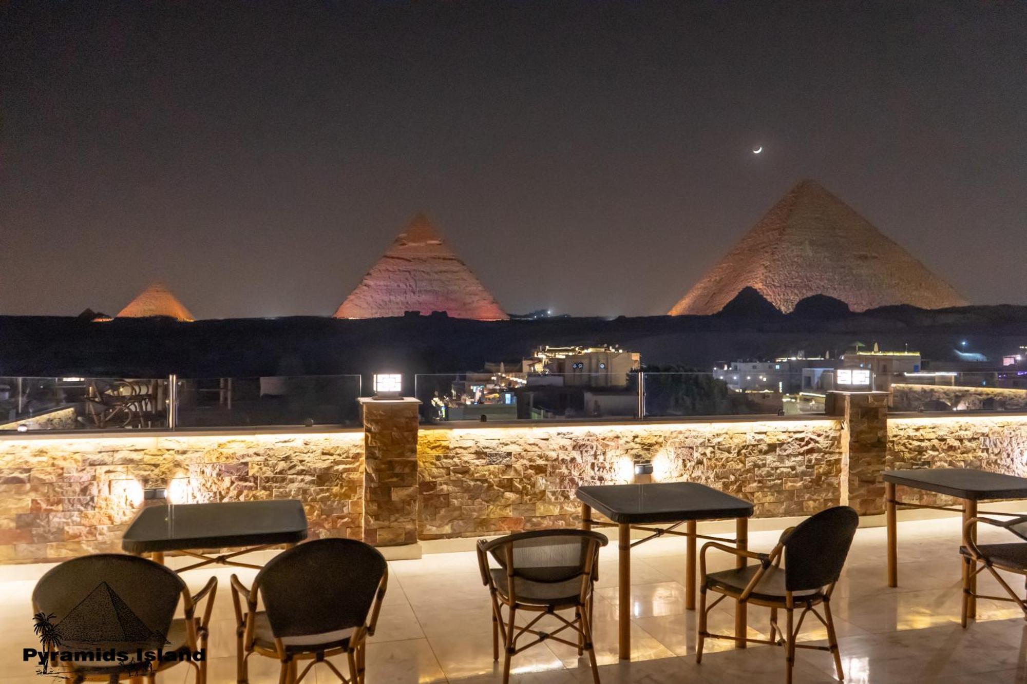Pyramids Island Bed & Breakfast Kafret el-Gabal Exterior foto