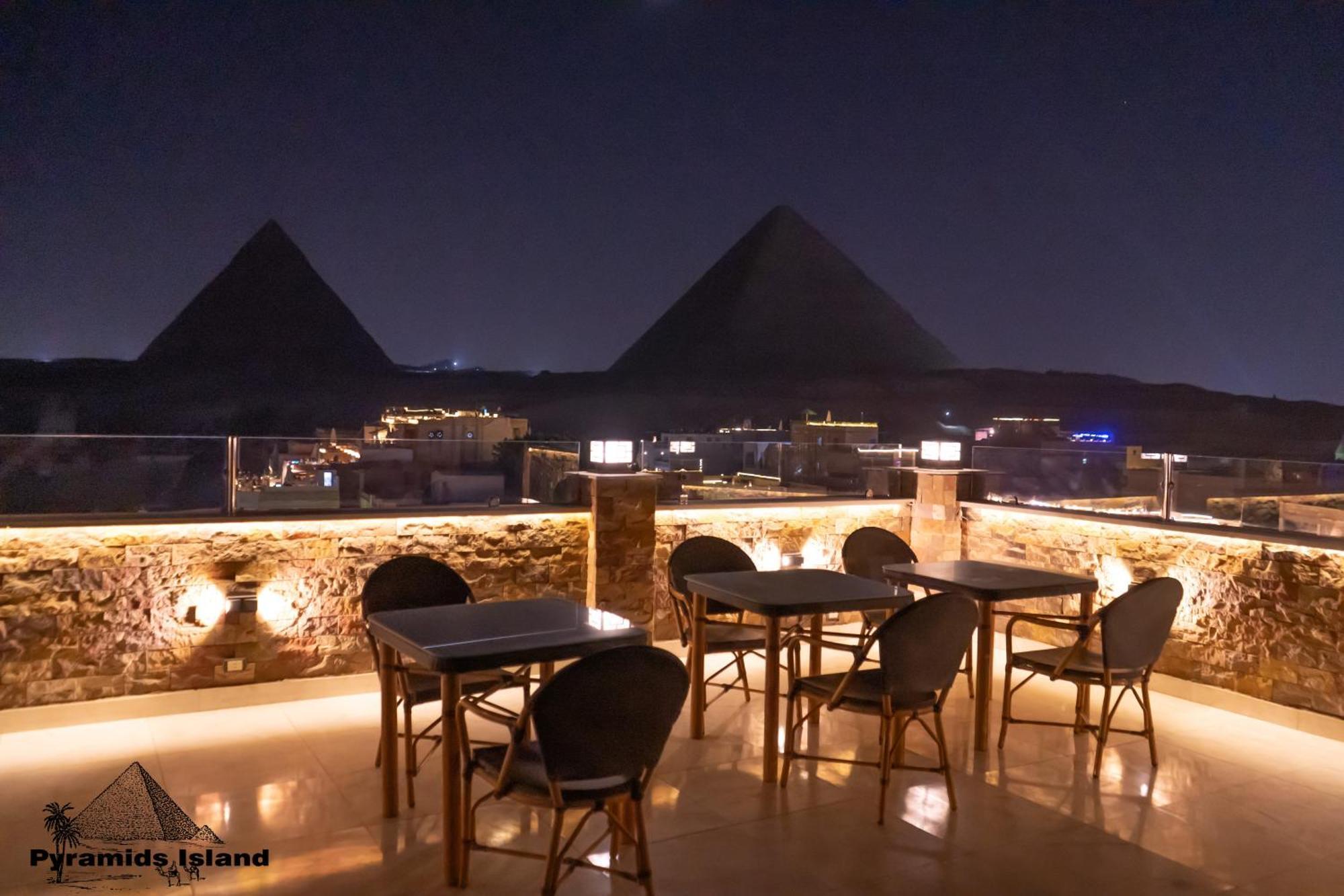 Pyramids Island Bed & Breakfast Kafret el-Gabal Exterior foto