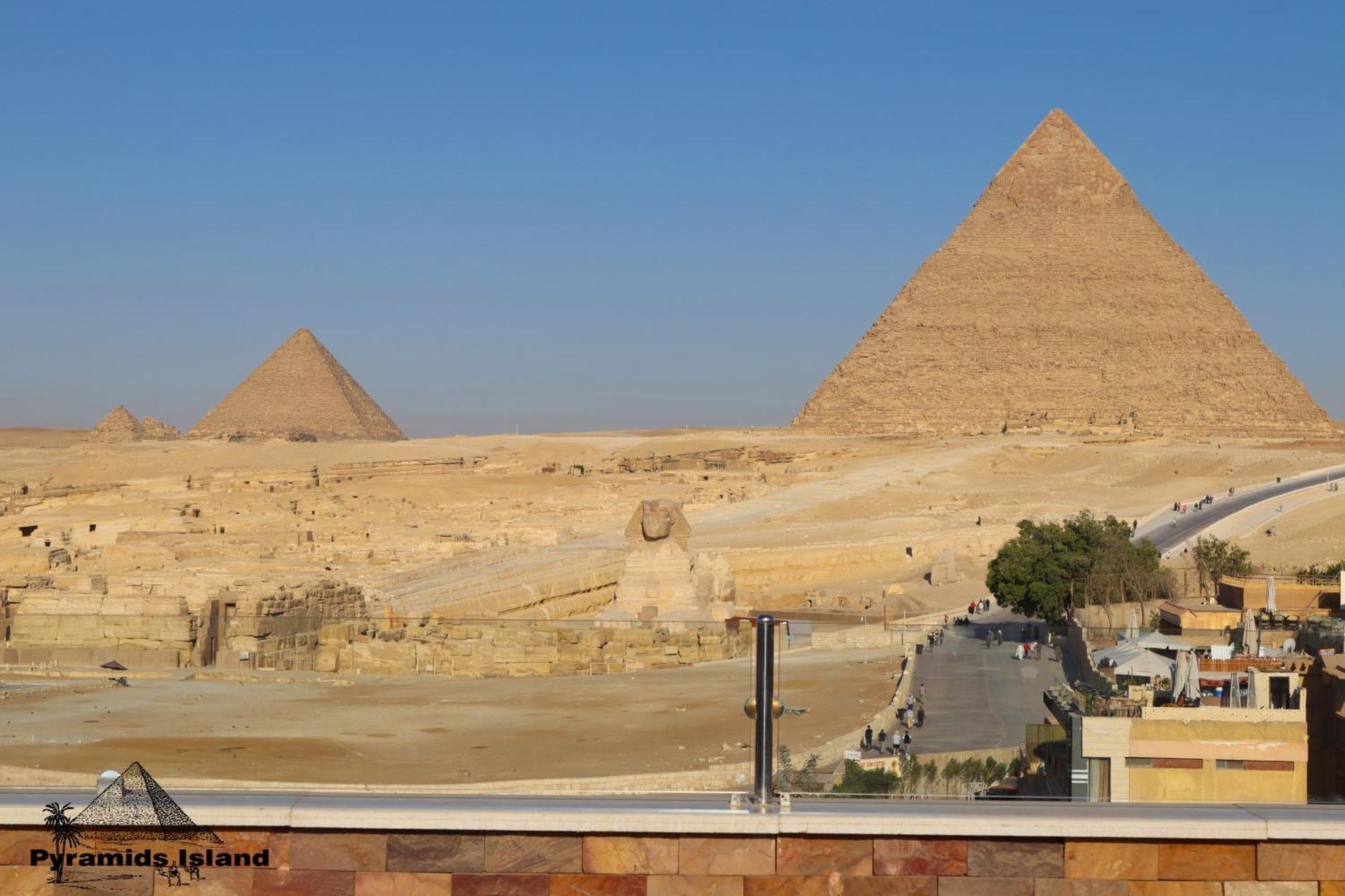Pyramids Island Bed & Breakfast Kafret el-Gabal Exterior foto