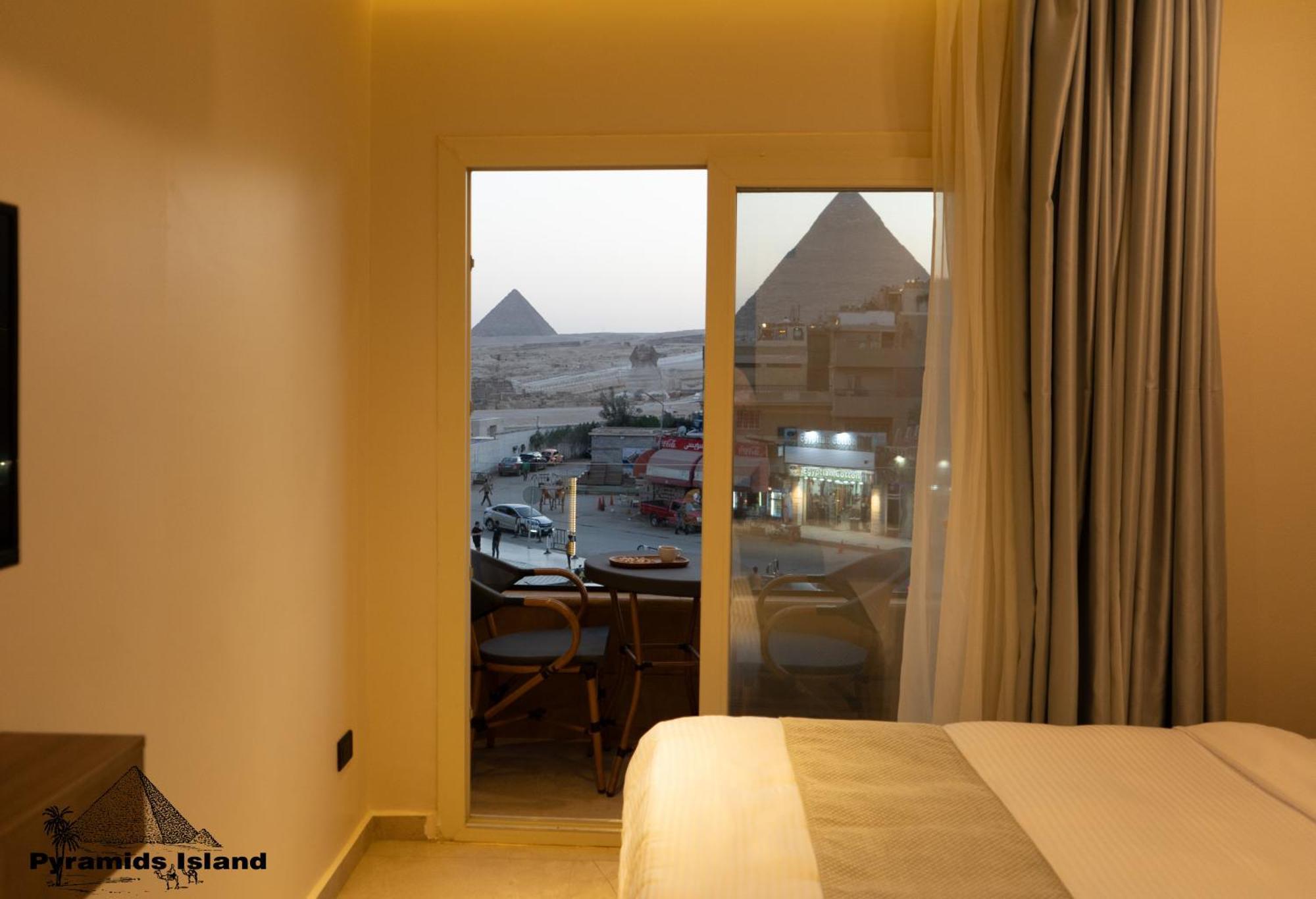 Pyramids Island Bed & Breakfast Kafret el-Gabal Exterior foto