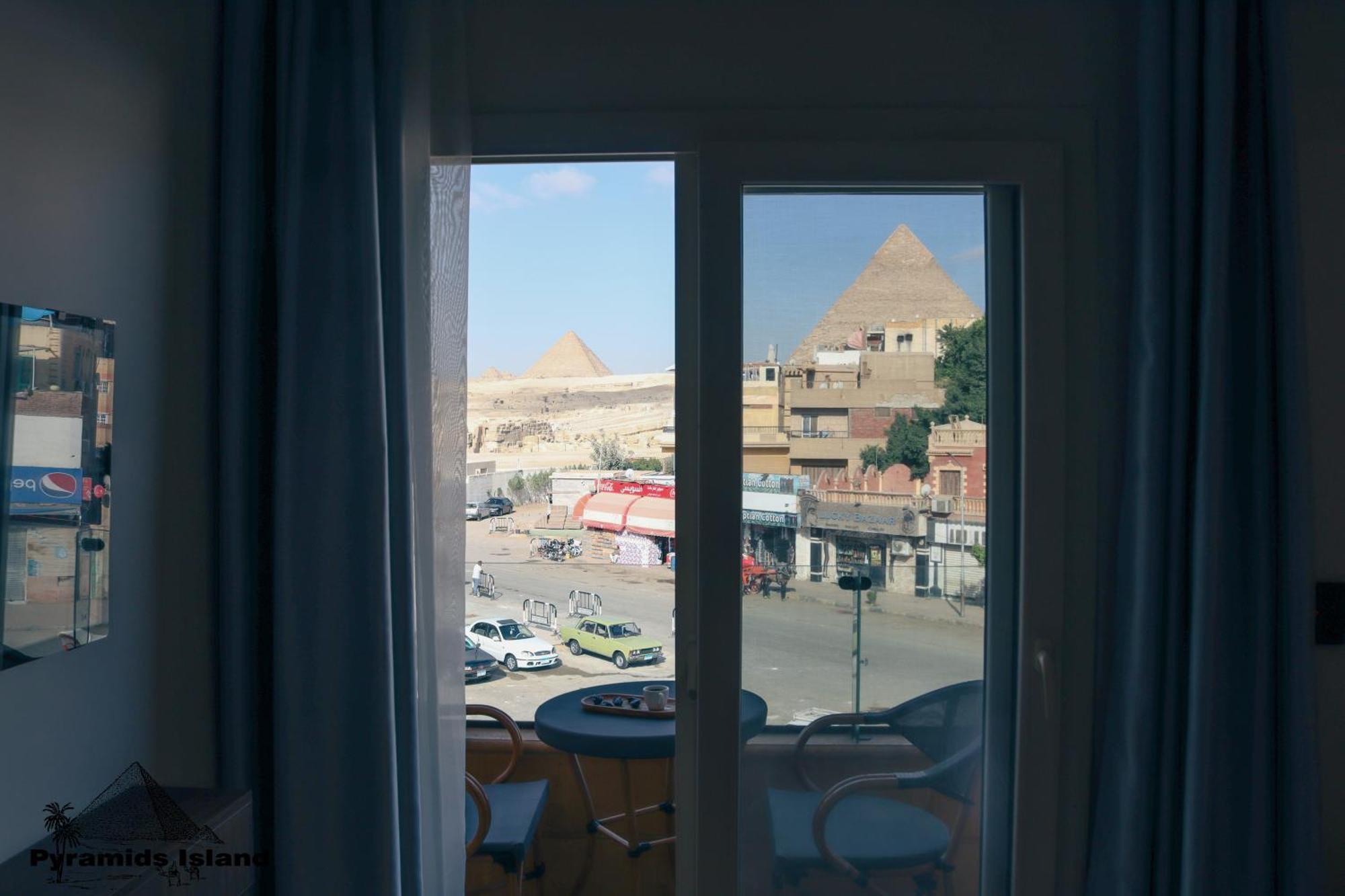 Pyramids Island Bed & Breakfast Kafret el-Gabal Exterior foto