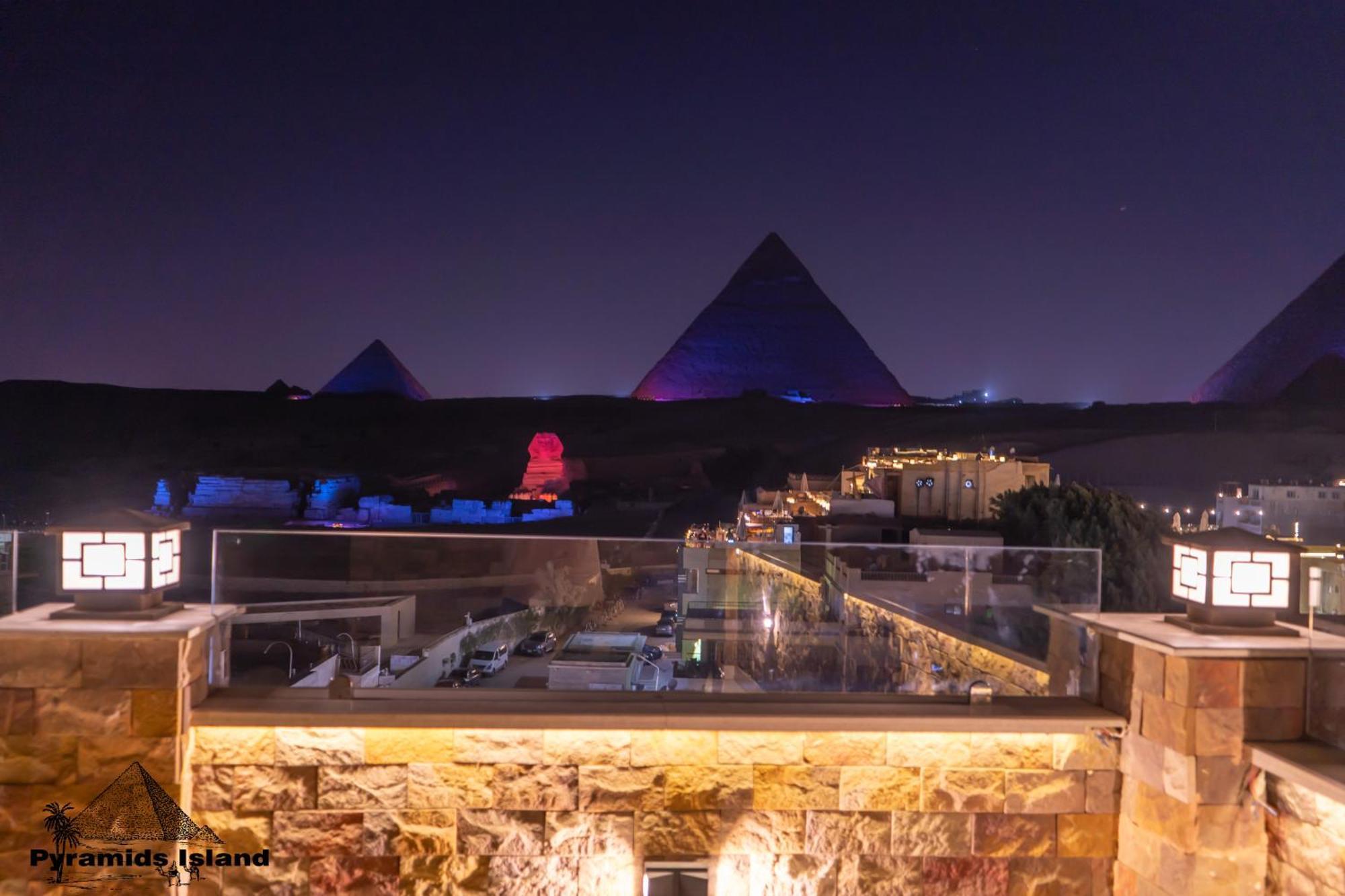 Pyramids Island Bed & Breakfast Kafret el-Gabal Exterior foto