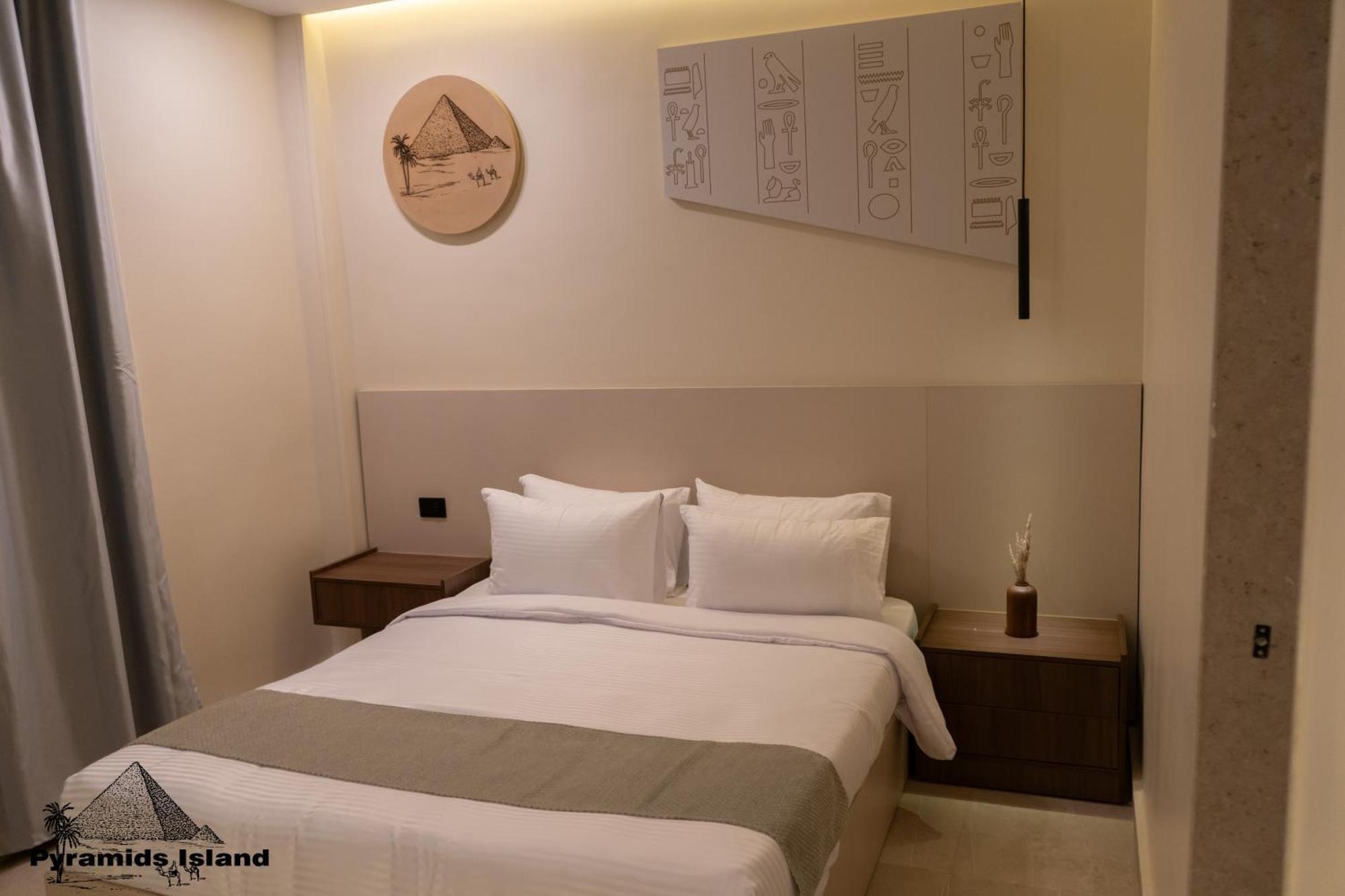 Pyramids Island Bed & Breakfast Kafret el-Gabal Exterior foto