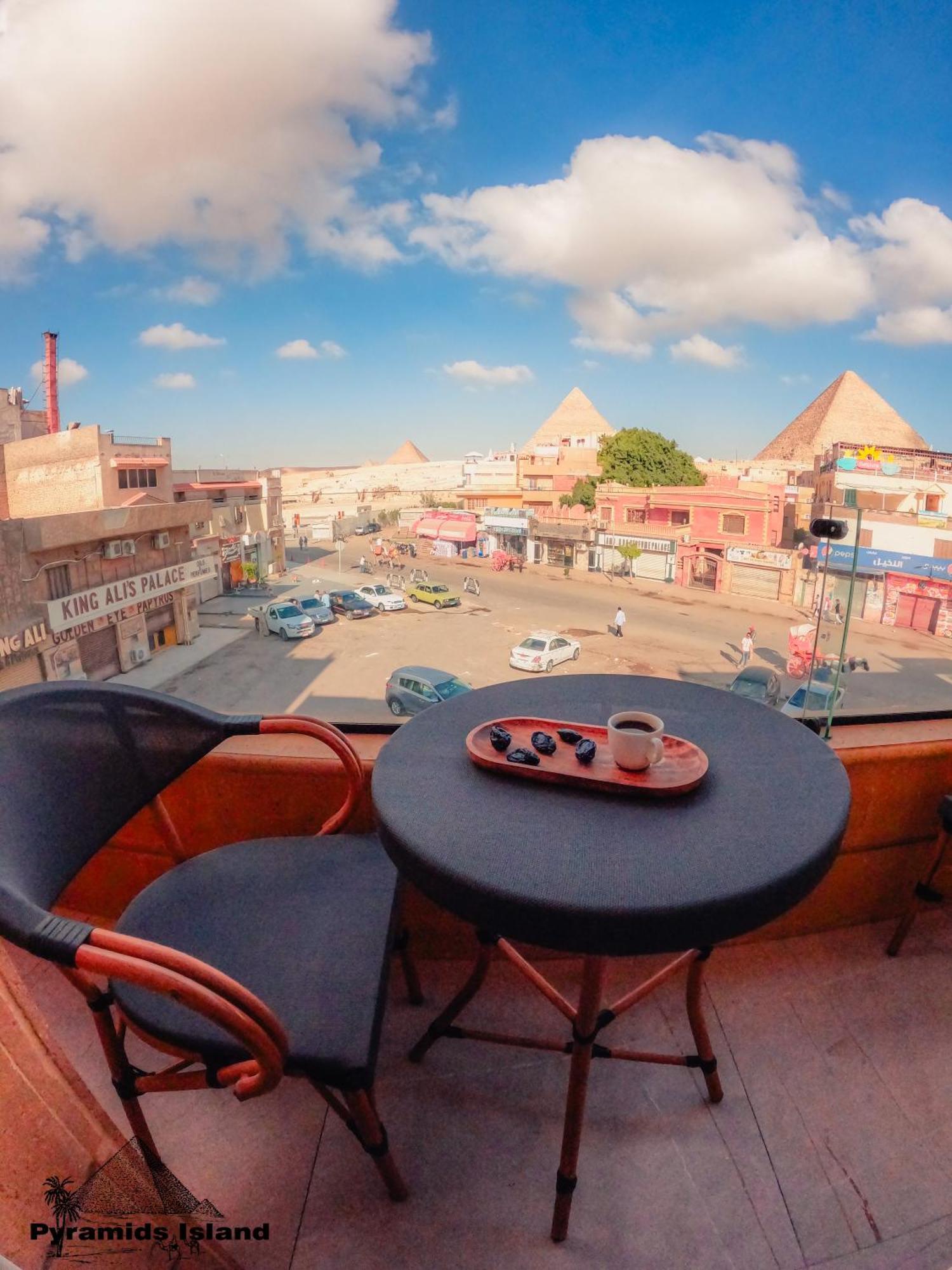 Pyramids Island Bed & Breakfast Kafret el-Gabal Exterior foto