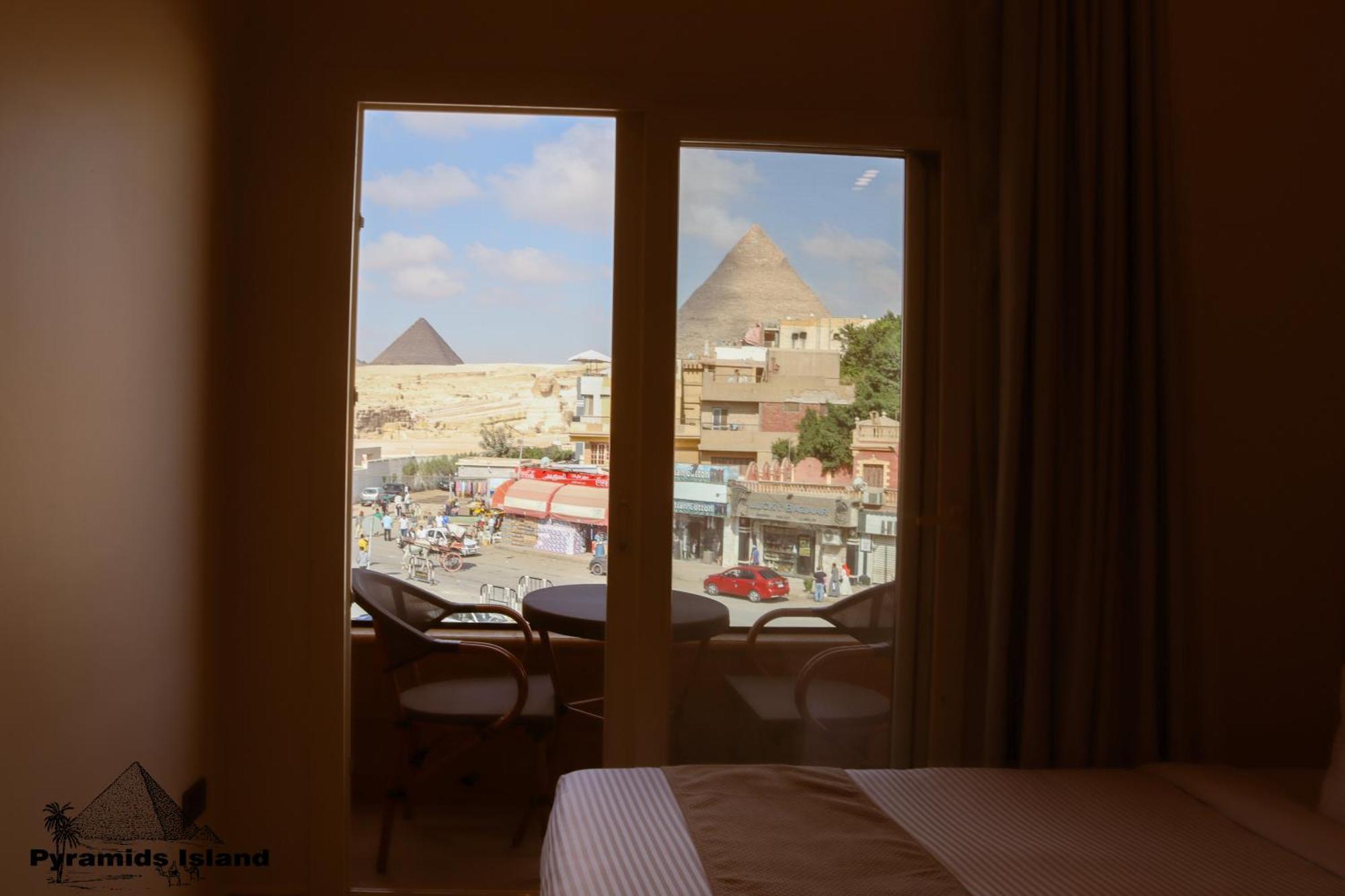 Pyramids Island Bed & Breakfast Kafret el-Gabal Exterior foto