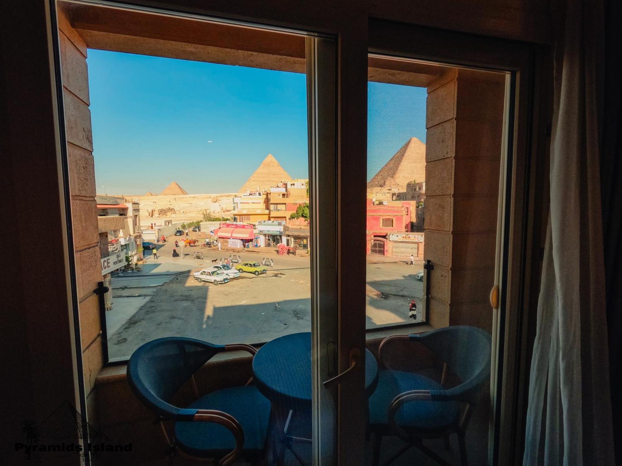 Pyramids Island Bed & Breakfast Kafret el-Gabal Exterior foto