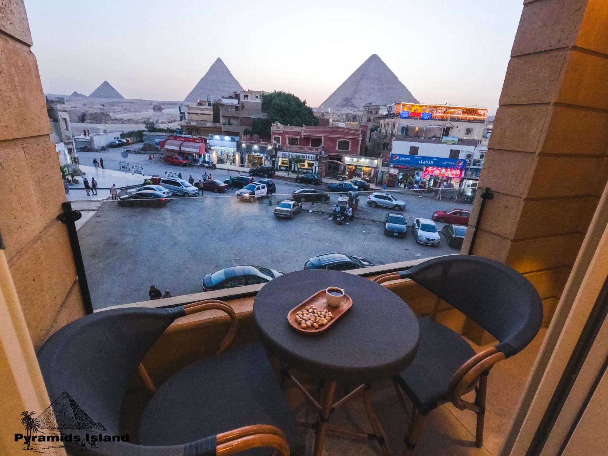 Pyramids Island Bed & Breakfast Kafret el-Gabal Exterior foto