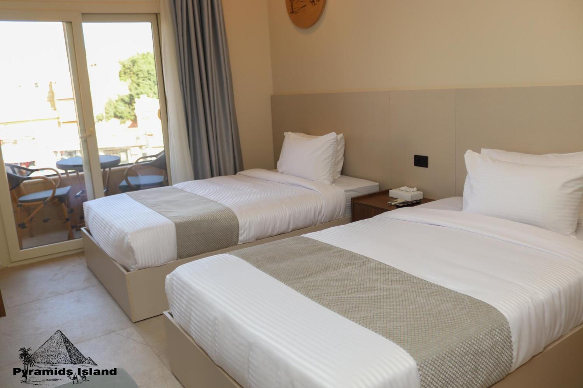 Pyramids Island Bed & Breakfast Kafret el-Gabal Exterior foto