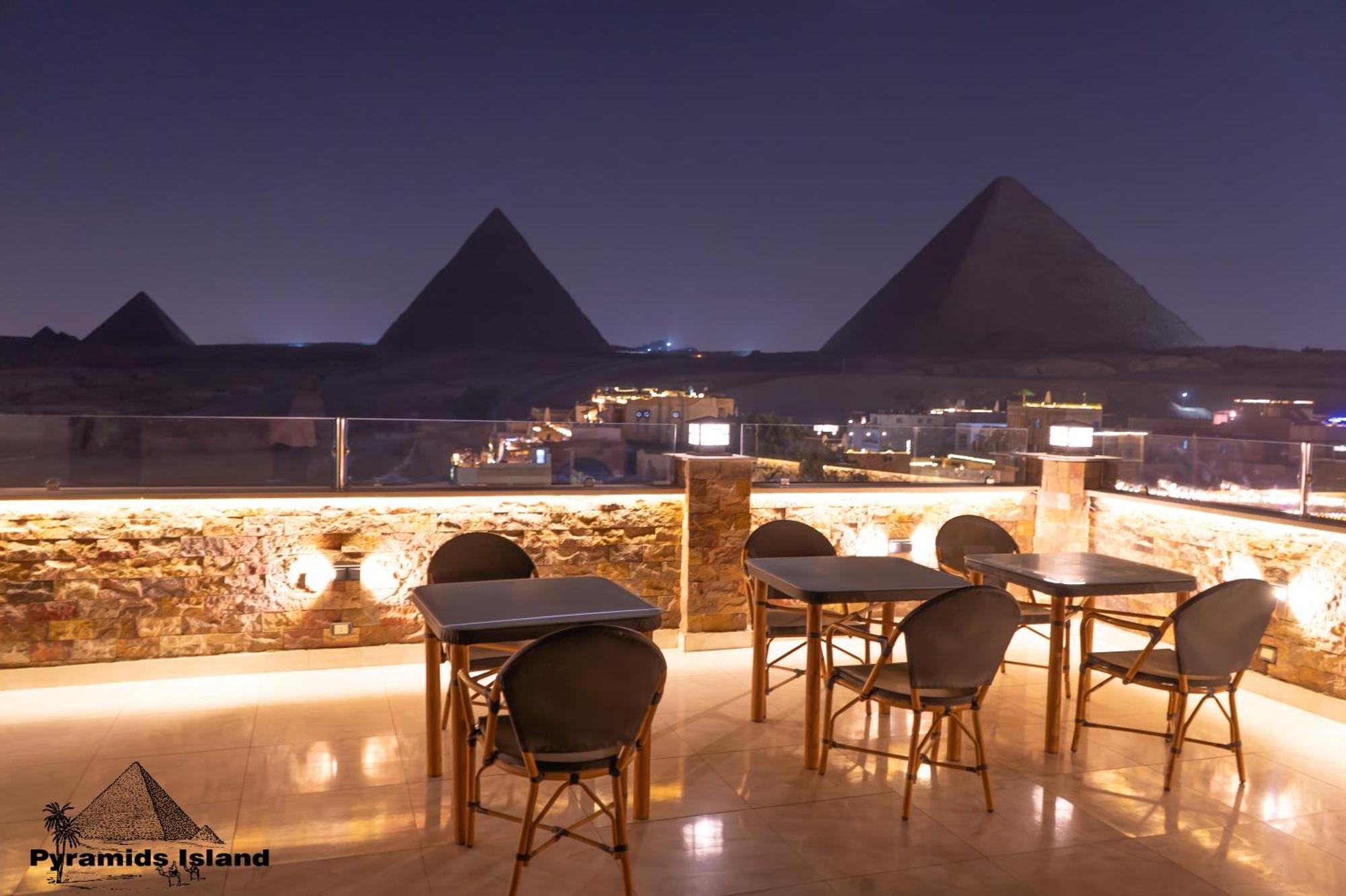 Pyramids Island Bed & Breakfast Kafret el-Gabal Exterior foto