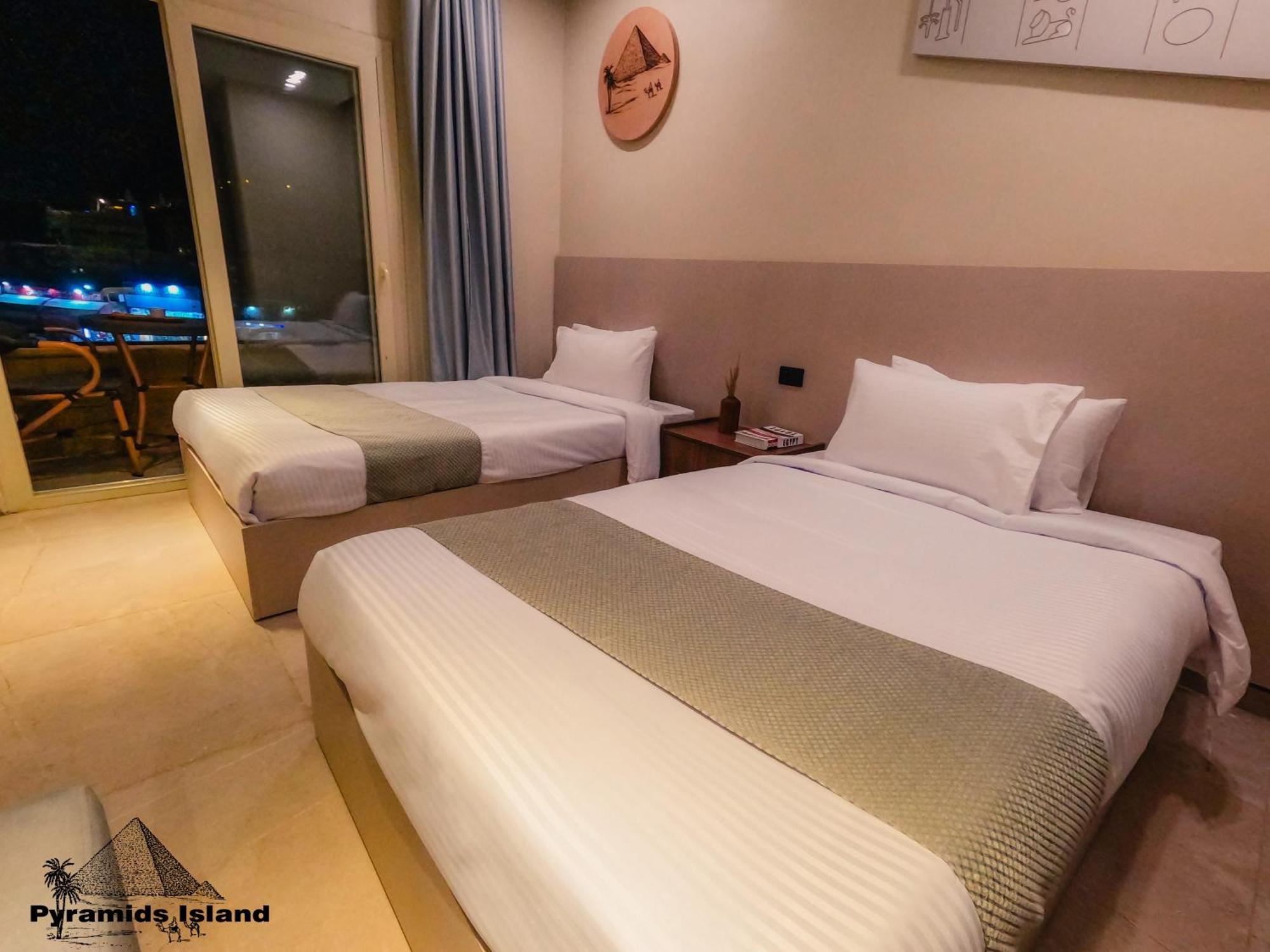 Pyramids Island Bed & Breakfast Kafret el-Gabal Exterior foto