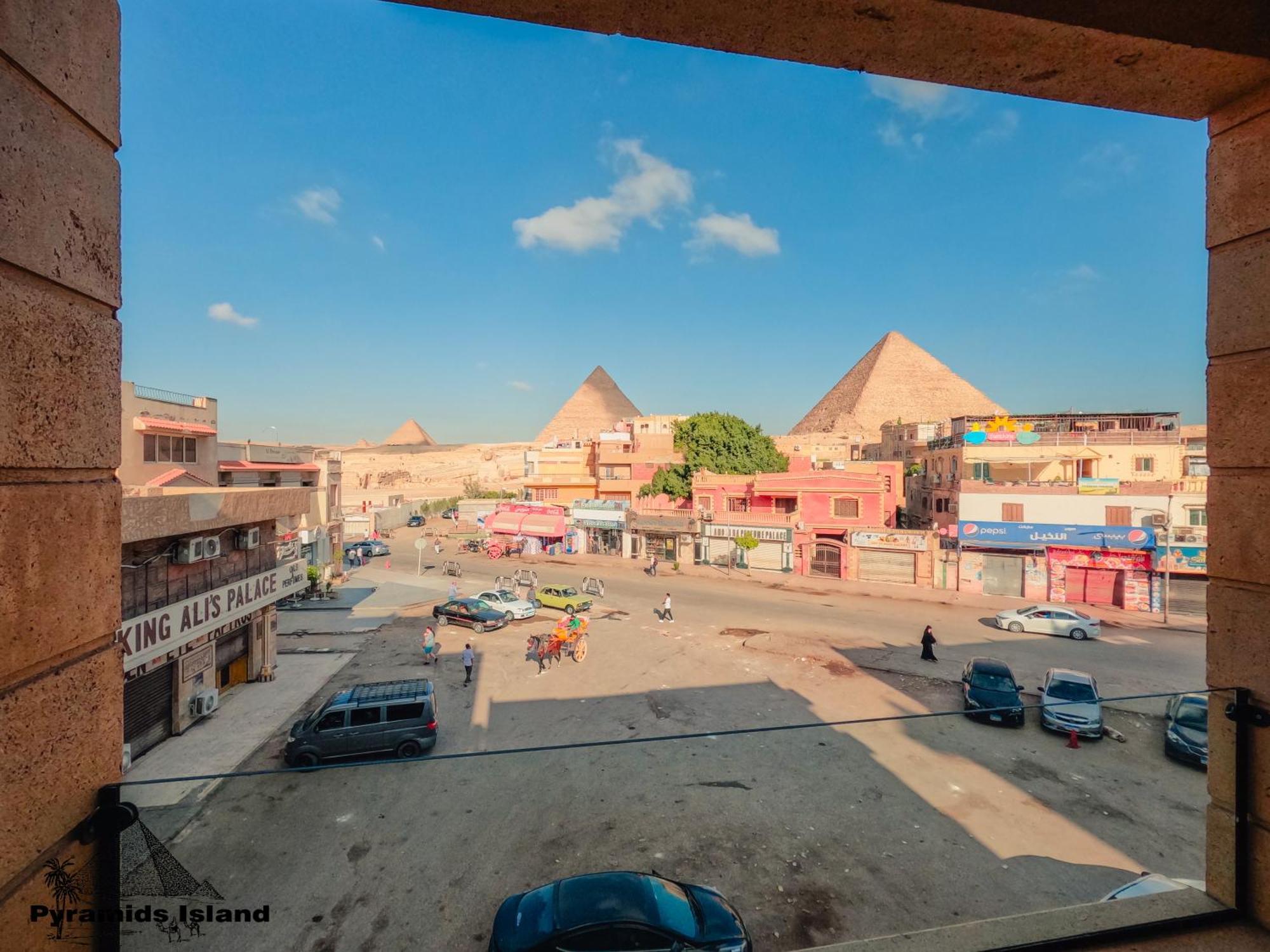 Pyramids Island Bed & Breakfast Kafret el-Gabal Exterior foto