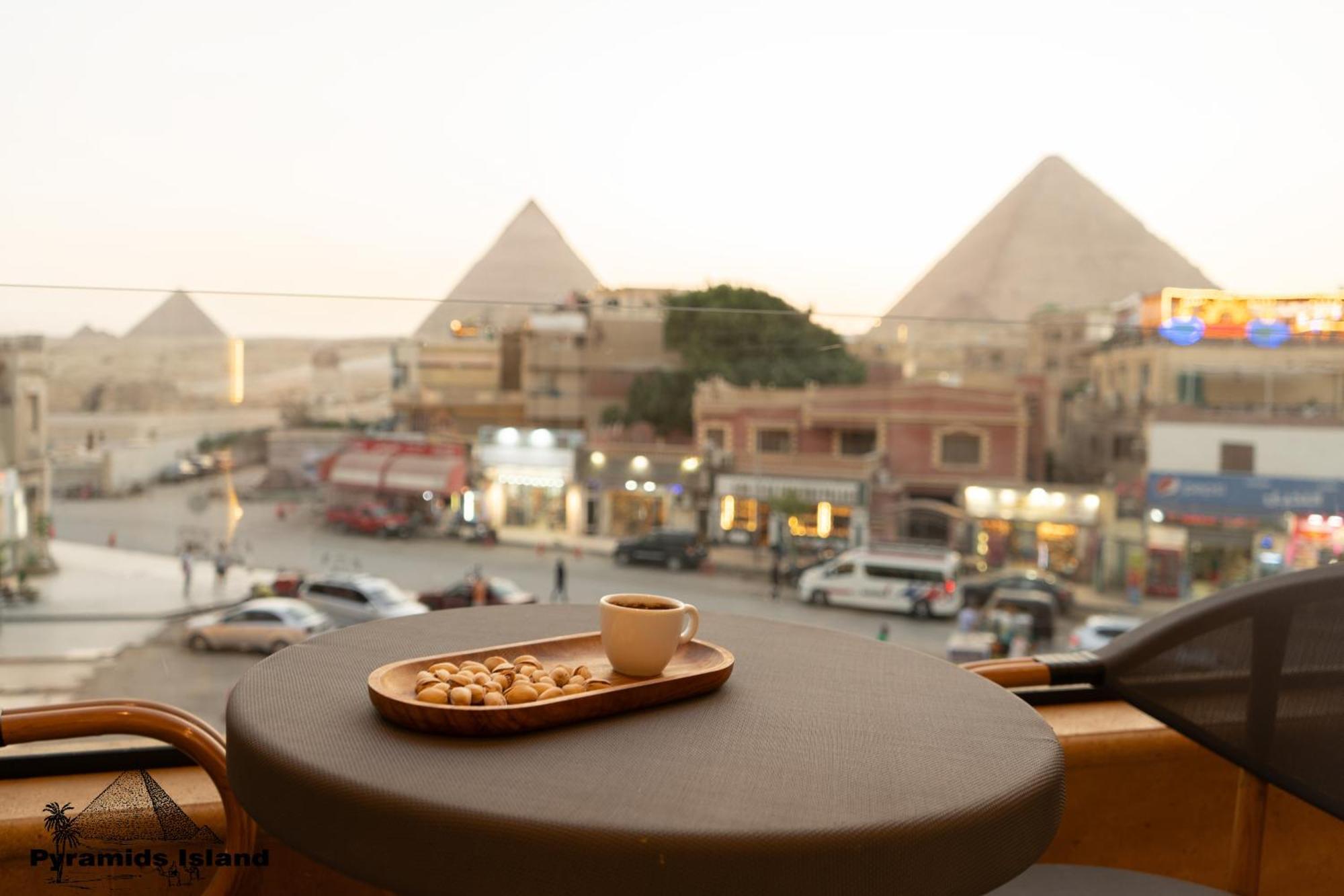 Pyramids Island Bed & Breakfast Kafret el-Gabal Exterior foto