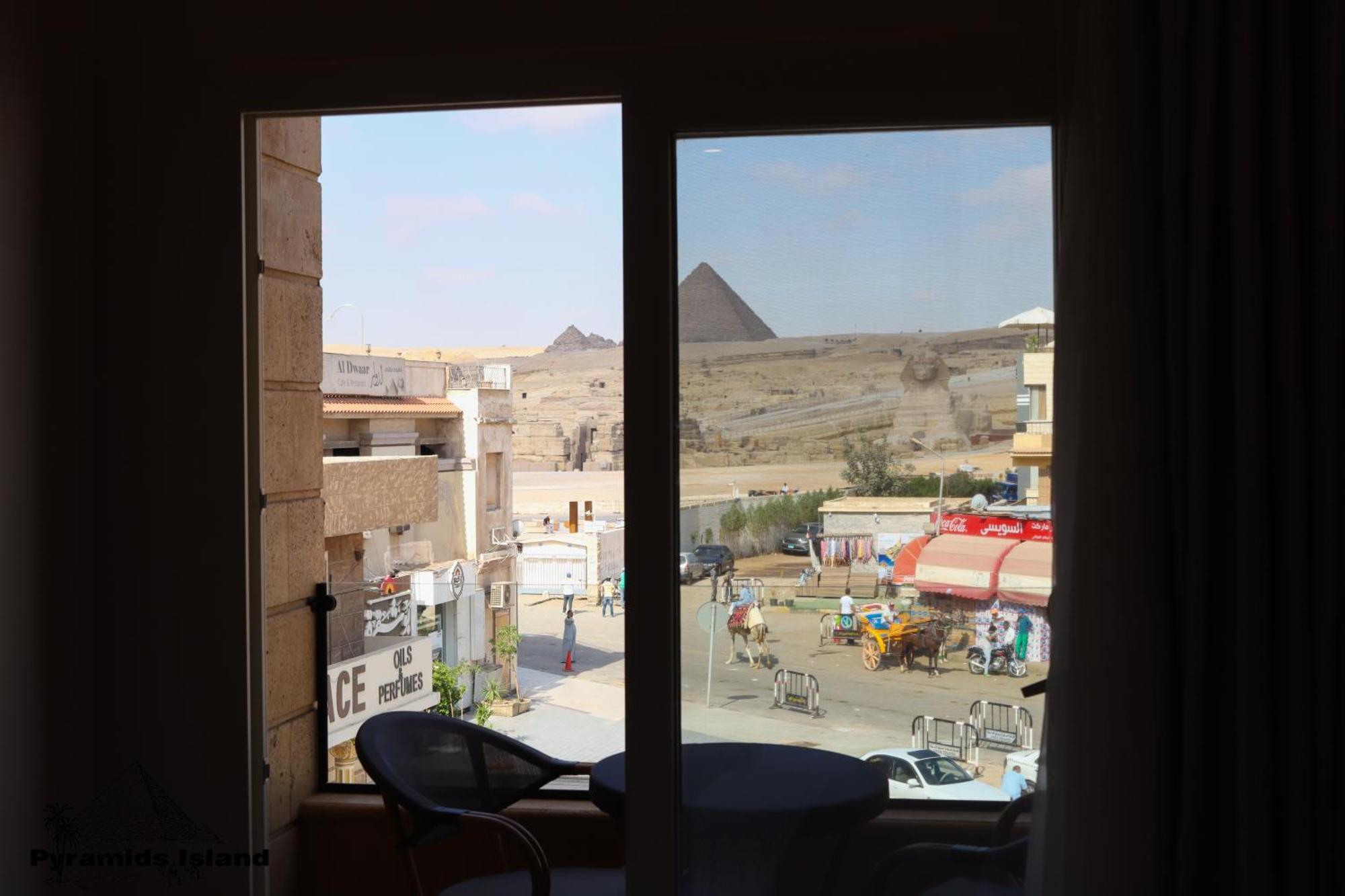 Pyramids Island Bed & Breakfast Kafret el-Gabal Exterior foto