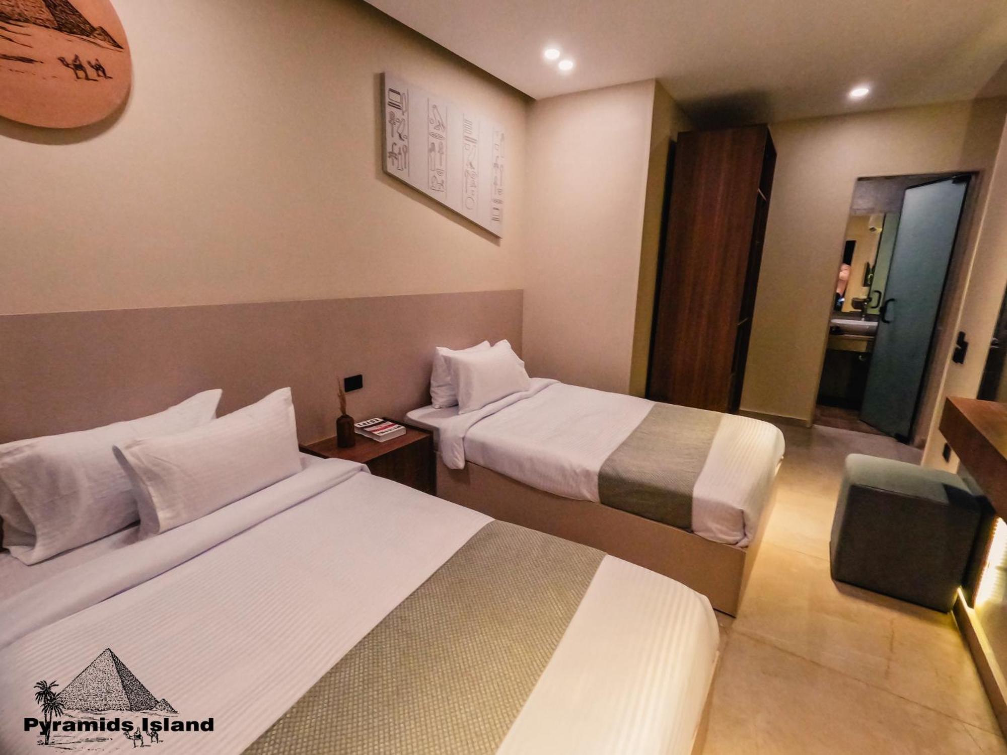 Pyramids Island Bed & Breakfast Kafret el-Gabal Exterior foto