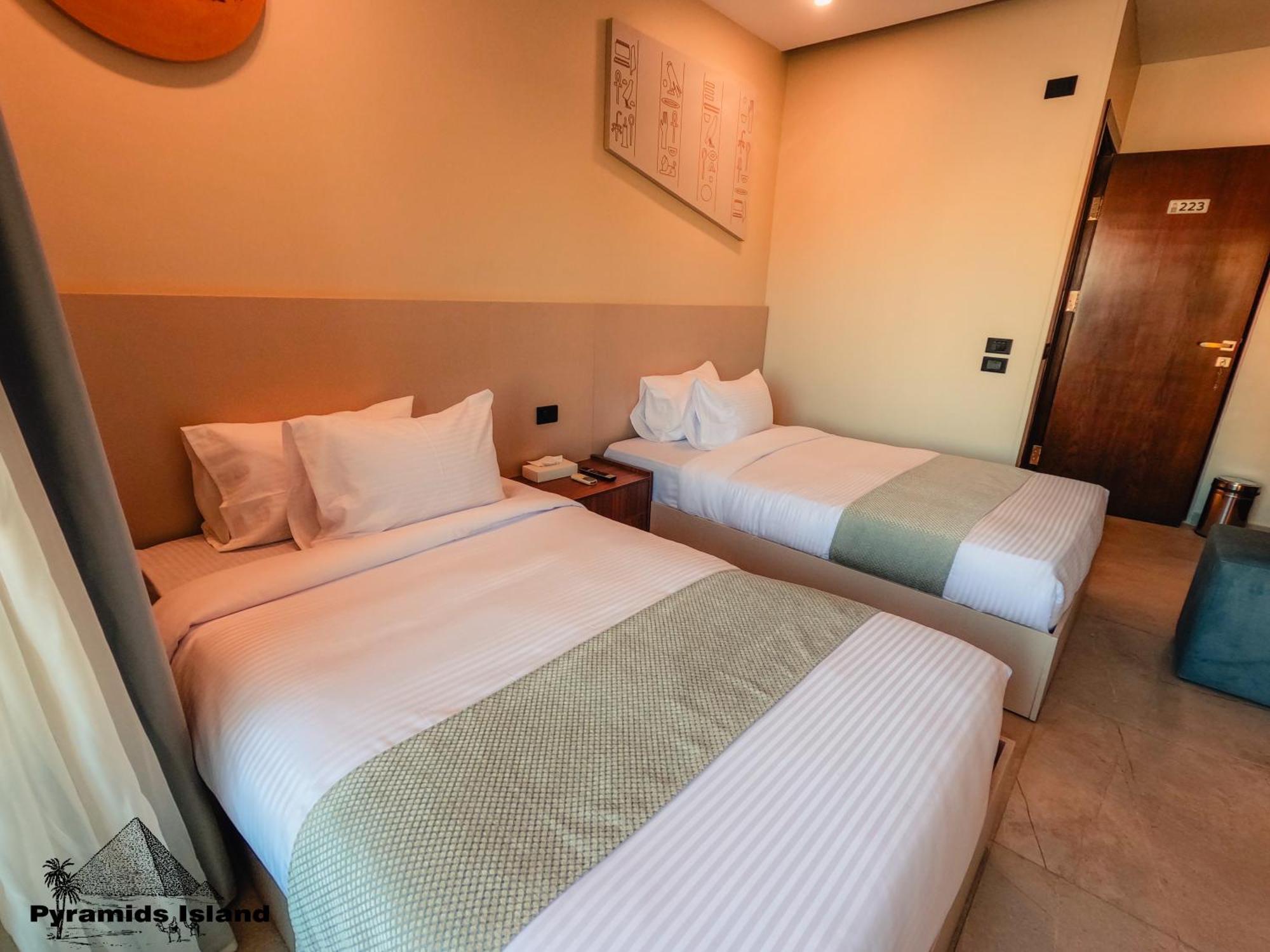 Pyramids Island Bed & Breakfast Kafret el-Gabal Exterior foto