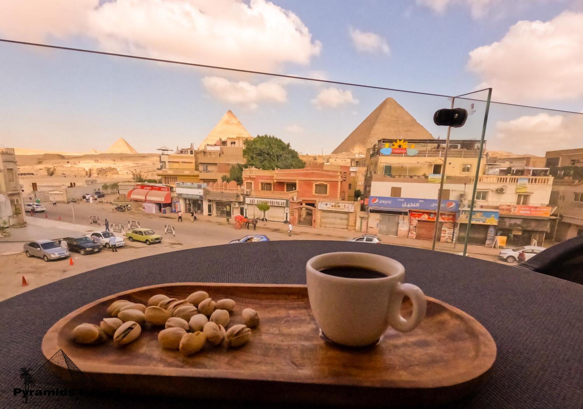 Pyramids Island Bed & Breakfast Kafret el-Gabal Exterior foto