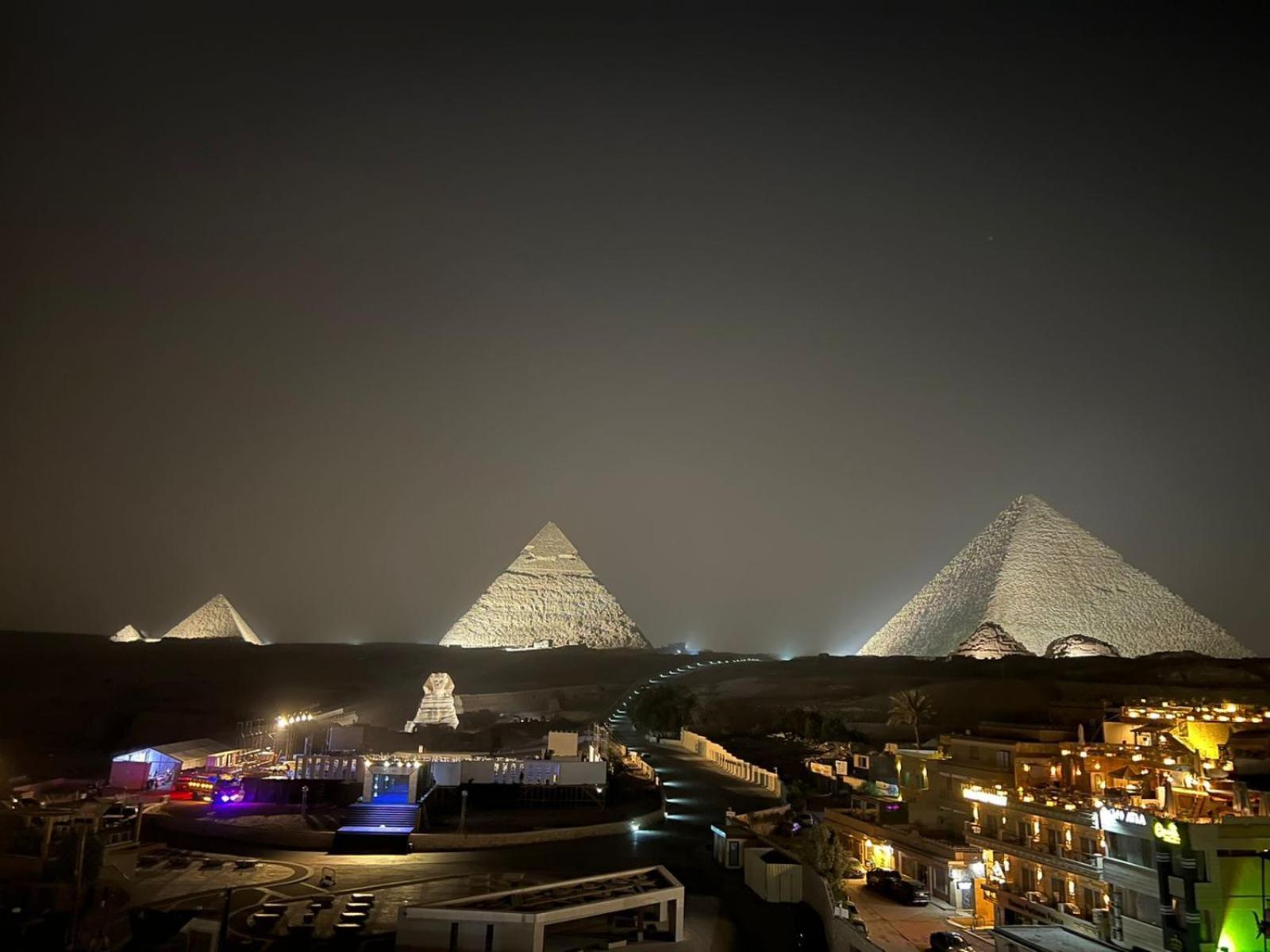 Pyramids Island Bed & Breakfast Kafret el-Gabal Exterior foto