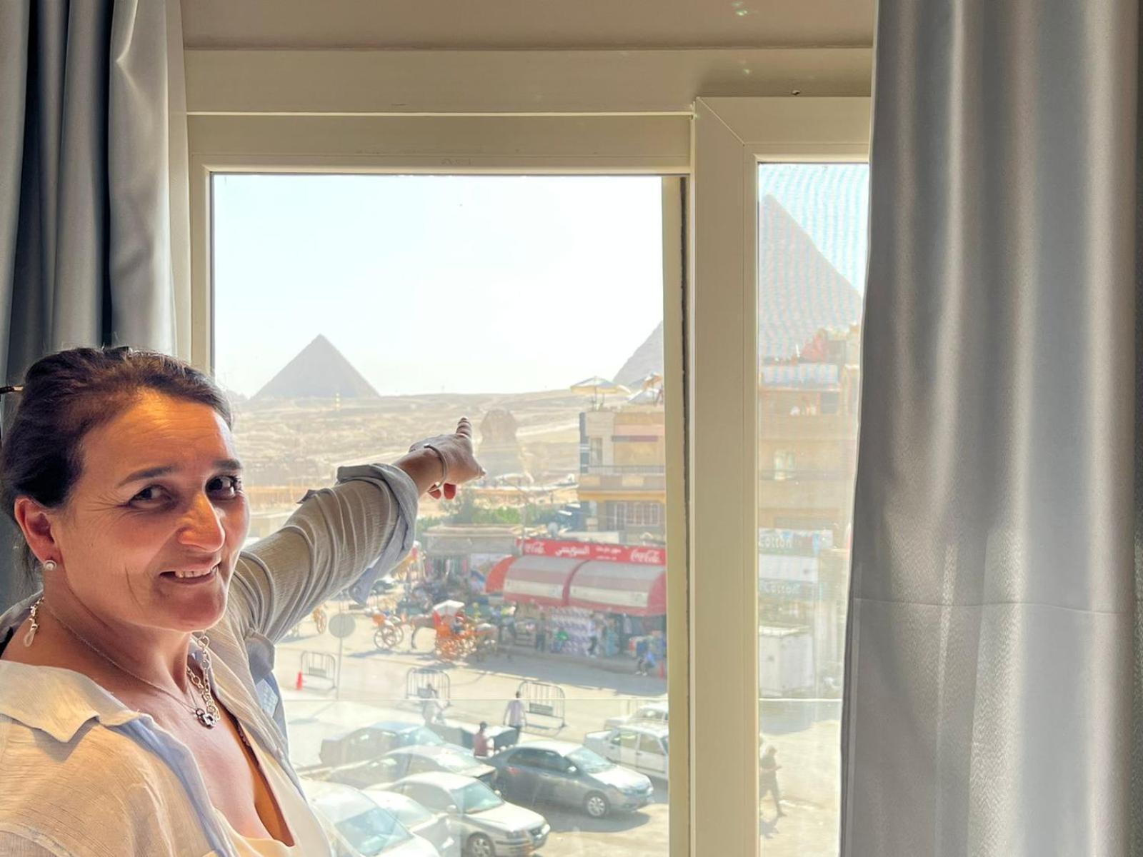 Pyramids Island Bed & Breakfast Kafret el-Gabal Exterior foto