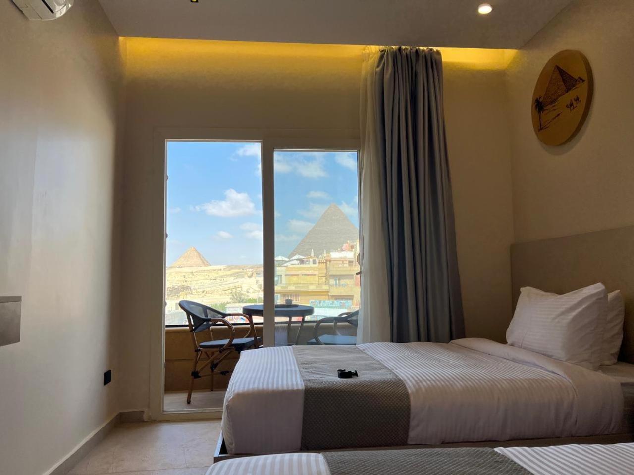 Pyramids Island Bed & Breakfast Kafret el-Gabal Exterior foto